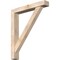 Ekena Millwork Traditional Block Smooth Bracket w/ Offset Brace, Douglas Fir, 5 1/2"W x 34"D x 40"H BKT0604X34X40TRA05SDF - alternate 1
